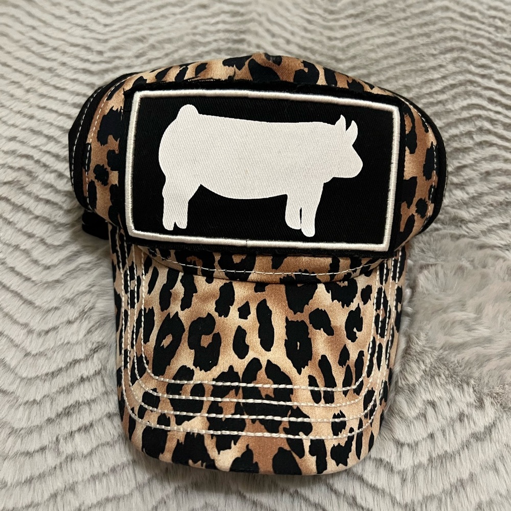 Cheetah Print Hat